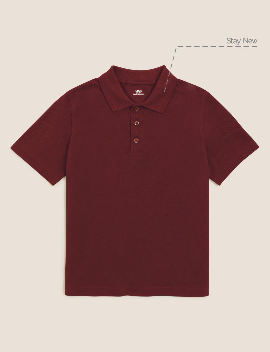 Unisex Pure Cotton Polo Shirt (2-18 Yrs)