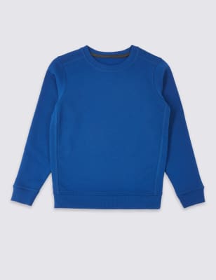 

Unisex,Boys,Girls M&S Collection Unisex Crew Neck Sweatshirt (2-16 Yrs) - Royal Blue, Royal Blue