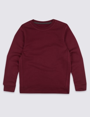 

Unisex,Boys,Girls M&S Collection Unisex Crew Neck Sweatshirt (2-16 Yrs) - Burgundy, Burgundy