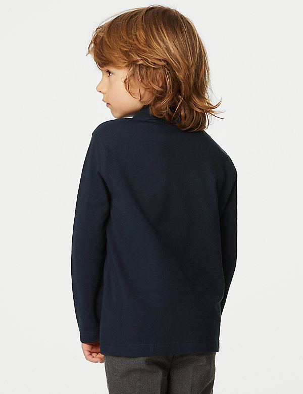 Unisex Long Sleeve Polo Shirt (2-16 Yrs) - JE