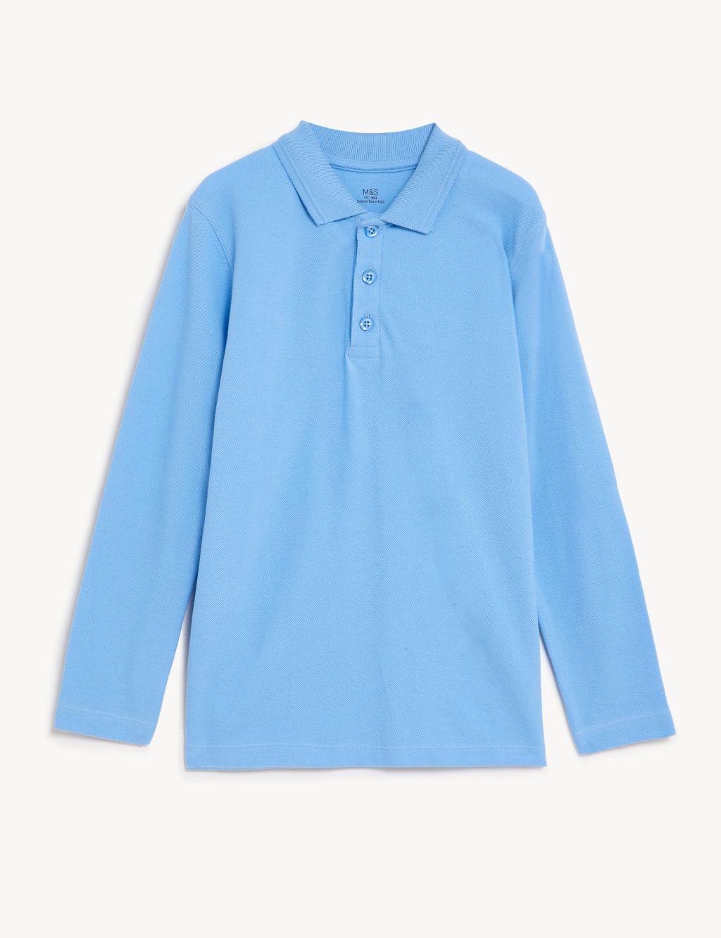 Unisex Long Sleeve Polo Shirt (2-16 Yrs) image 2