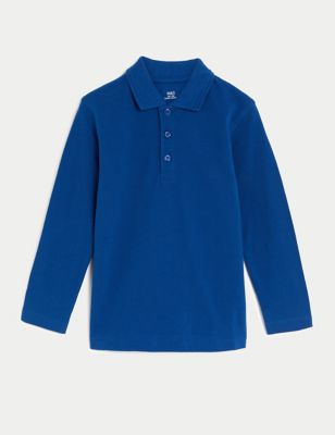 Unisex Long Sleeve Polo Shirt (2-16 Yrs)