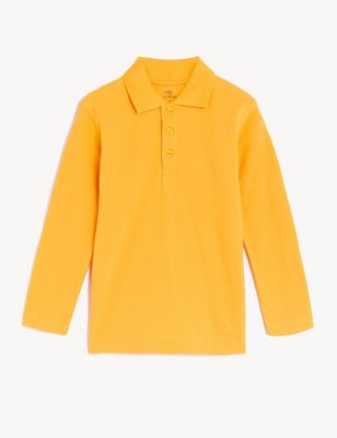 Unisex Long Sleeve Polo Shirt (2-18 Yrs)
