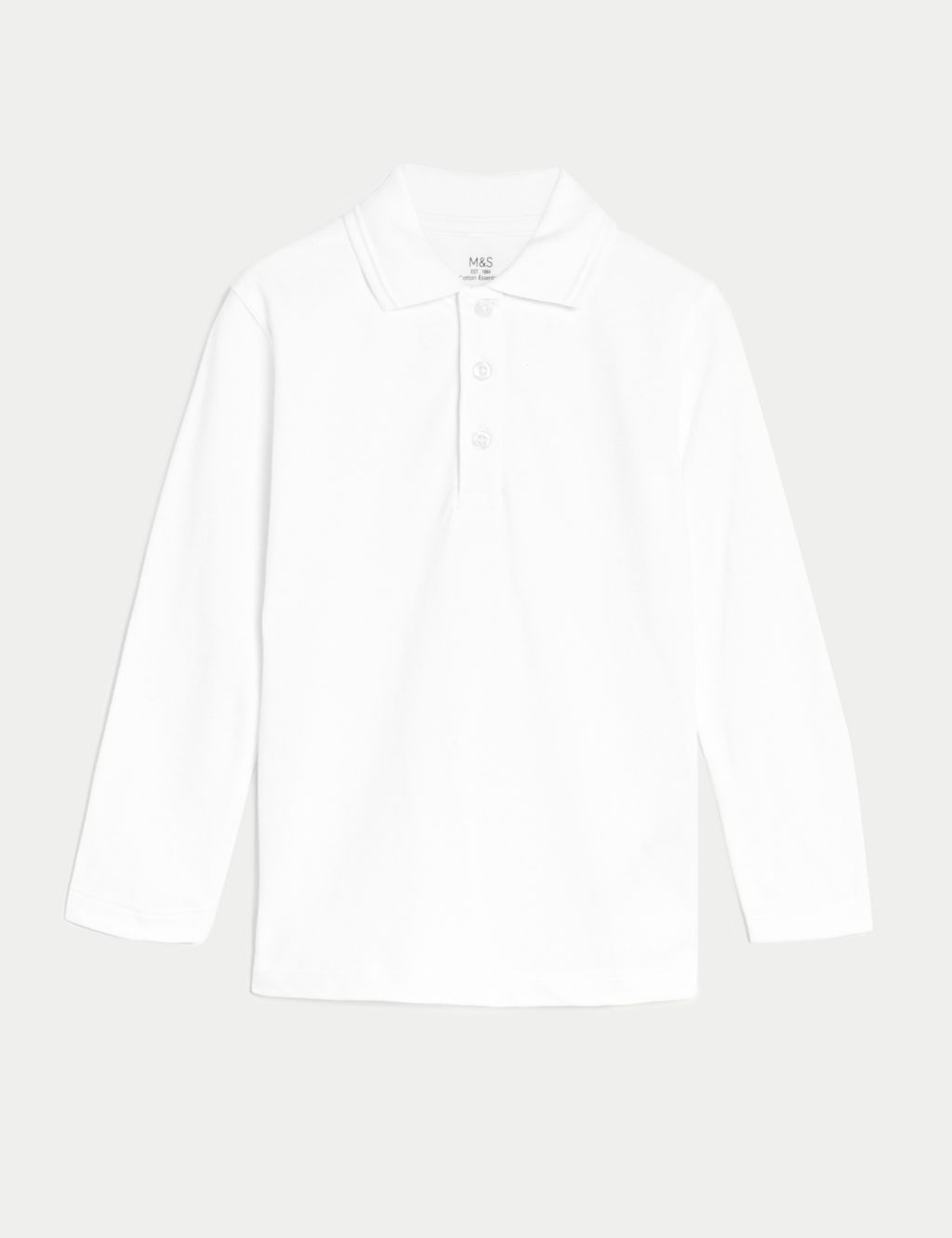 Unisex Long Sleeve Polo Shirt (2-16 Yrs) image 2