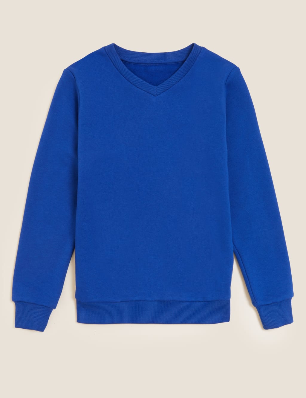 Unisex Cotton V-Neck Sweatshirt (2-16 Yrs)