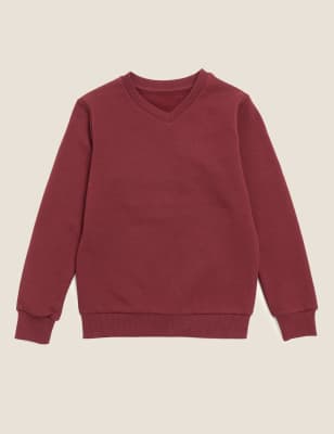 Sweat unisexe en coton à col&nbsp;V (du 2 au 16&nbsp;ans) - LU