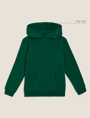

M&S Collection Sudadera con capucha unisex de algodón (2-18 años) - Bottle Green, Bottle Green