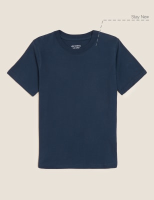 

Unisex,Boys,Girls M&S Collection Unisex Pure Cotton T-Shirt (2-16 Yrs) - Dark Navy, Dark Navy