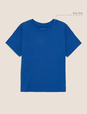 

Unisex,Boys,Girls M&S Collection Unisex Pure Cotton T-Shirt (2-16 Yrs) - Royal Blue, Royal Blue