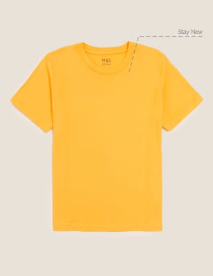 

M&S Collection Unisex-T-Shirts aus reiner Baumwolle (2-16 Jahre) - Gold, Gold