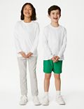 Unisex školní tričko s&nbsp;technologií StayNew™, z&nbsp;čisté bavlny (2–16&nbsp;let)