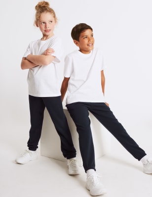 

Unisex,Boys,Girls M&S Collection Unisex Cotton Joggers (2-7 Yrs) - Dark Navy, Dark Navy