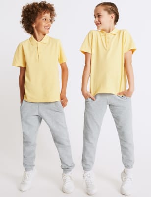 

Unisex,Boys,Girls M&S Collection Unisex Cotton Joggers (2-7 Yrs) - Grey Marl, Grey Marl