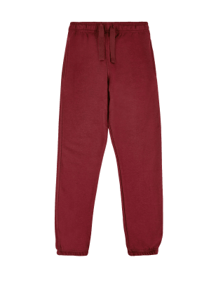 

M&S Collection Unisex-Jogginghose aus Baumwolle (2-7 Jahre) - Burgundy, Burgundy