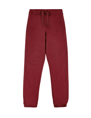 

Unisex,Boys,Girls M&S Collection Unisex Cotton Joggers (2-7 Yrs) - Burgundy, Burgundy