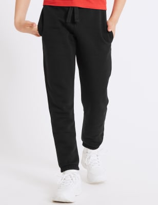 

M&S Collection Pantalón deportivo unisex de algodón (2-7 años) - Black, Black