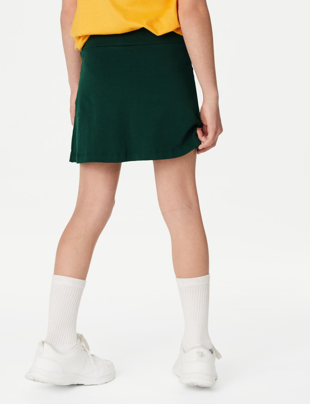 Girls' Cotton with Stretch Sports Skorts (2-16 Yrs) image 4