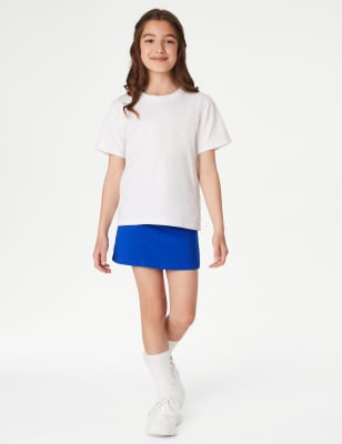 Girls' Cotton with Stretch Sports Skorts (2-16 Yrs)