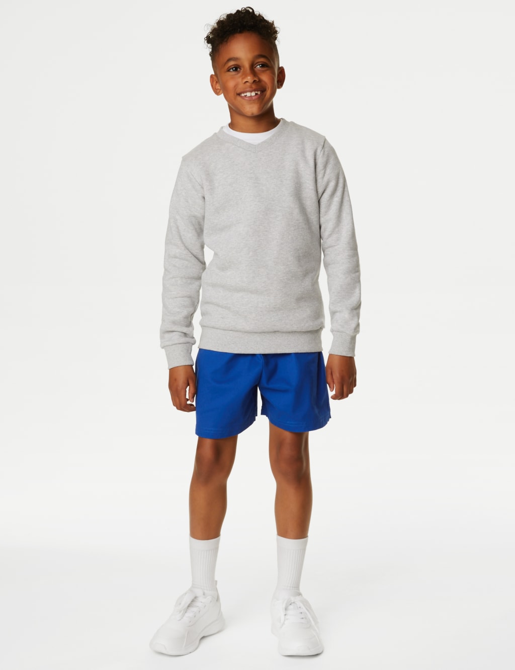 Unisex Pure Cotton Sports Shorts (2-16 Yrs) image 3