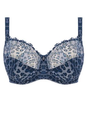 Fantasie Womens Antonia Wired Side Support Full Cup Bra - 30D - Blue Mix, Blue Mix