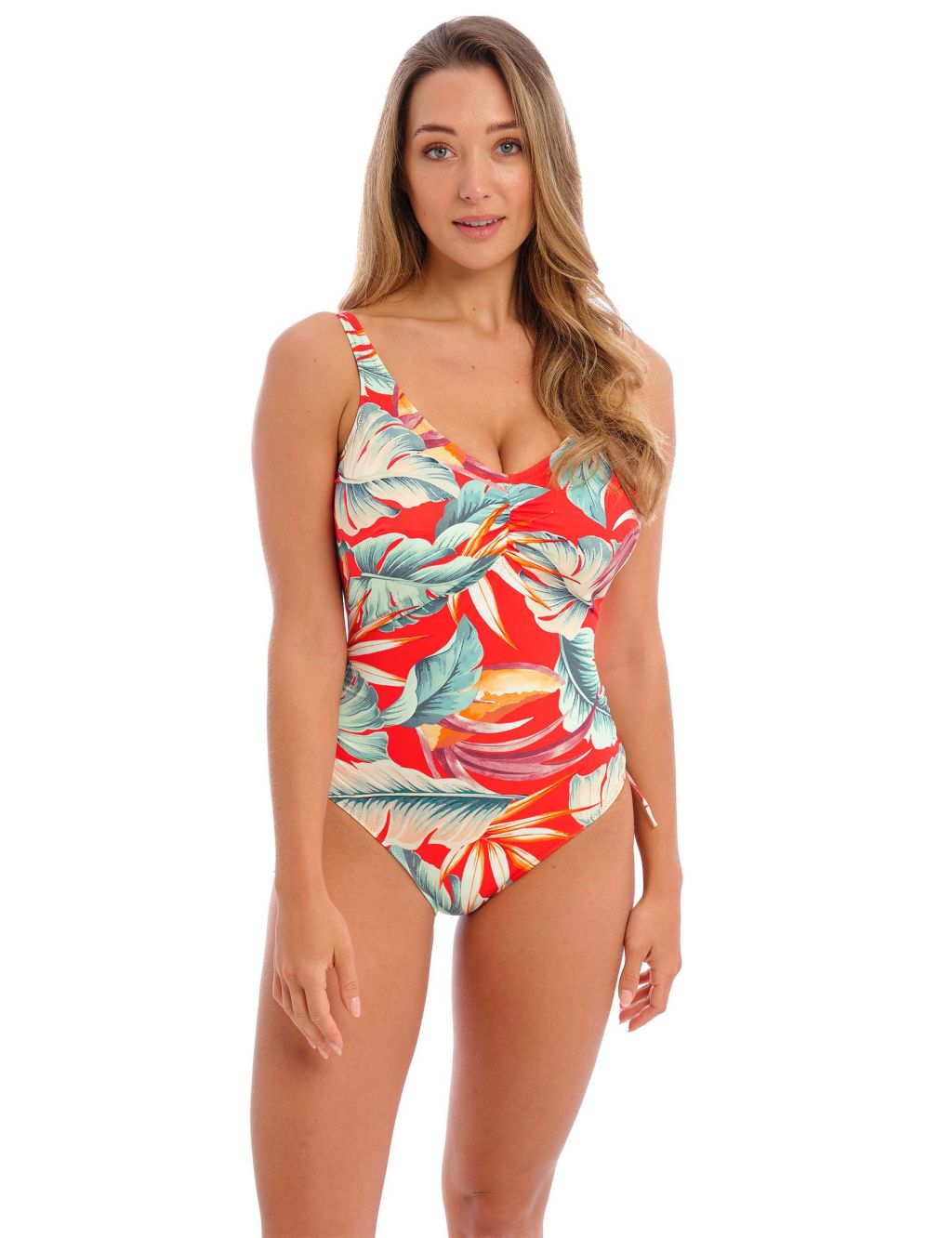 Bamboo Grove Wired V-Neck Swimsuit image 1