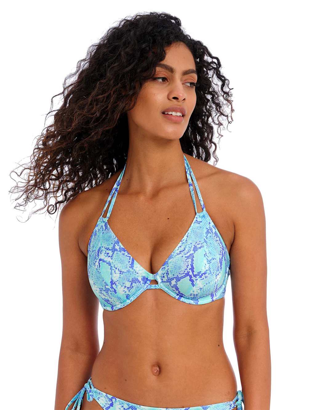 Komodo Bay Wired Halterneck Bikini Top D-G image 2