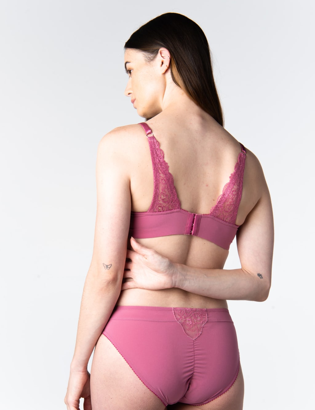 Temptation Lace Flexi Wired Nursing Bra D-J image 5