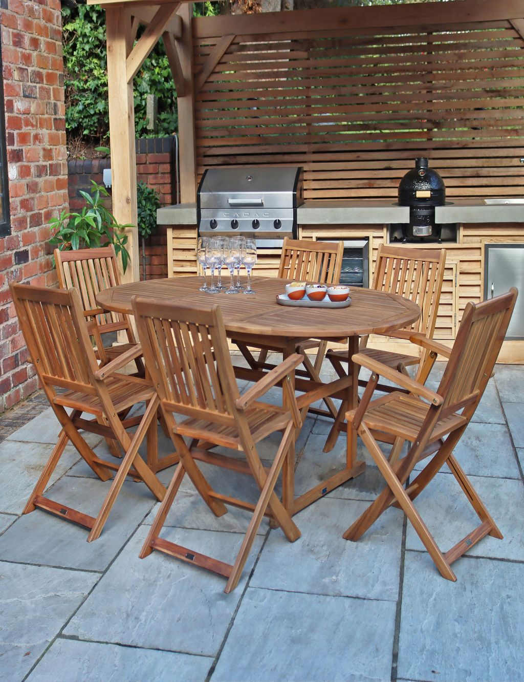 Turnbury 6 Seater Garden Table & Chairs