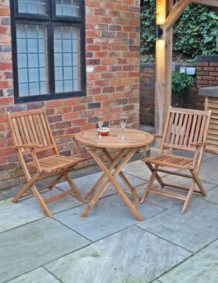 Royalcraft York Bistro Table & Chairs - Natural, Natural