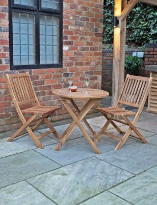 Royalcraft York Bistro Table & Chairs - Natural, Natural