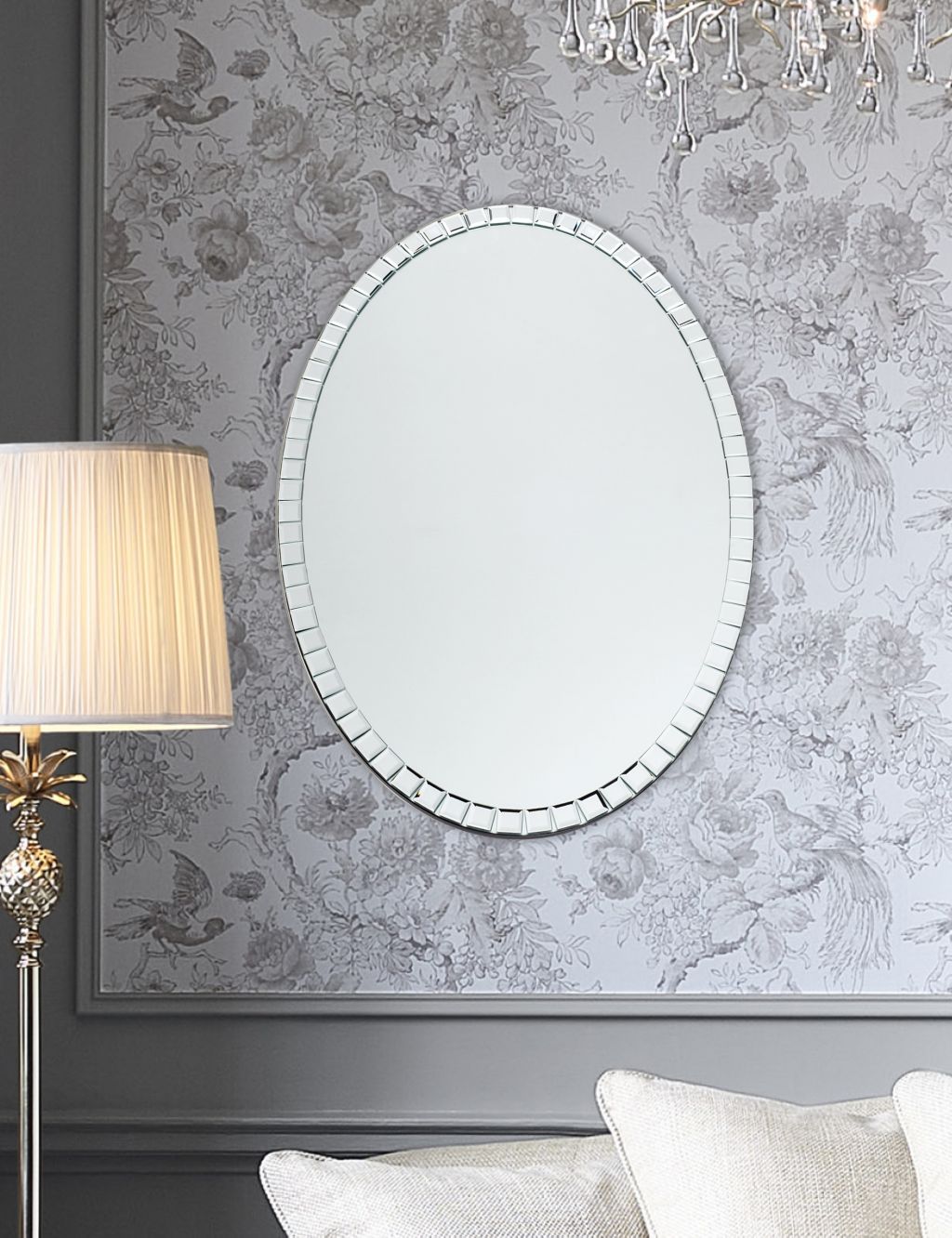 Marcella Oval Wall Mirror image 1
