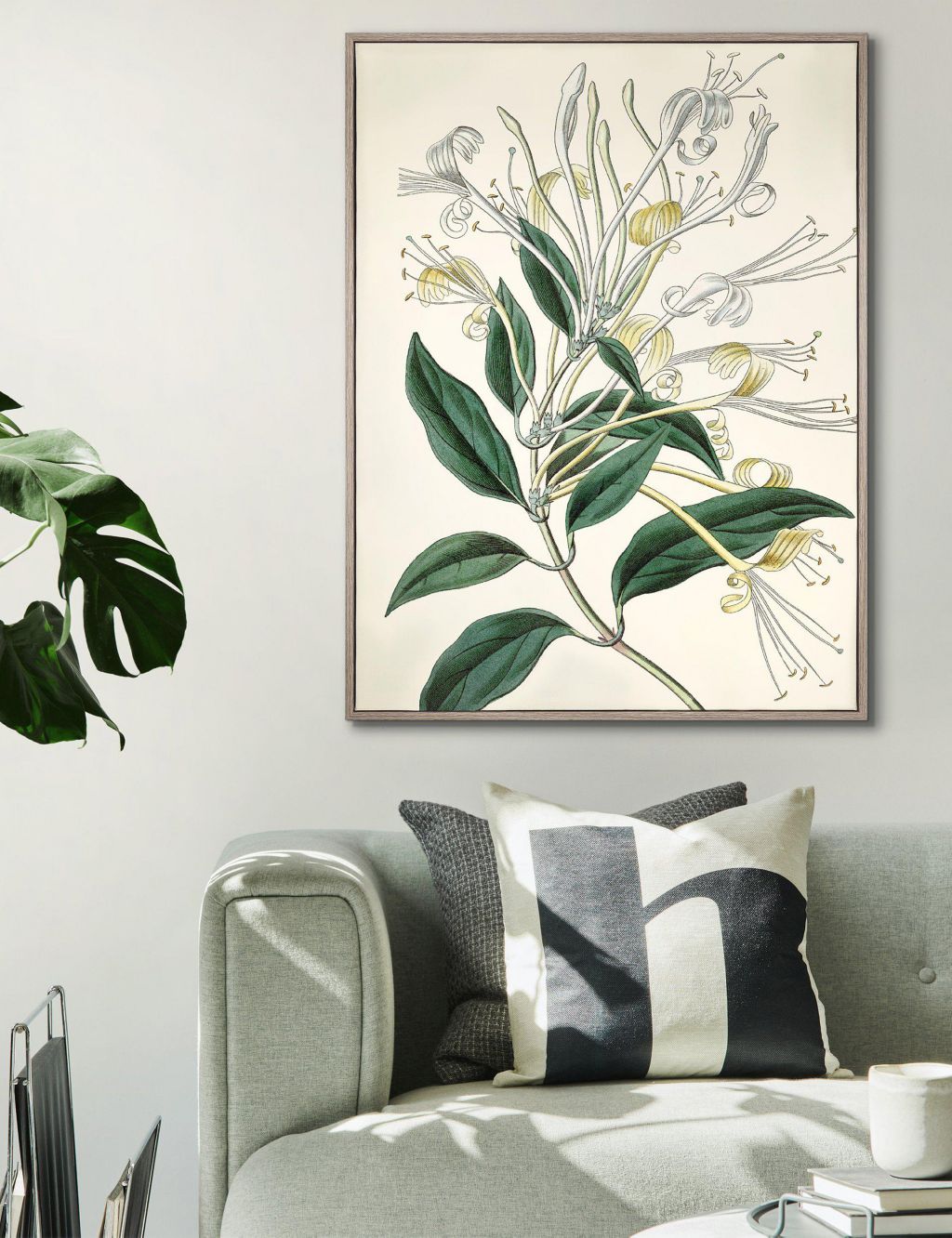 Flourishing Foliage Rectangle Framed Art