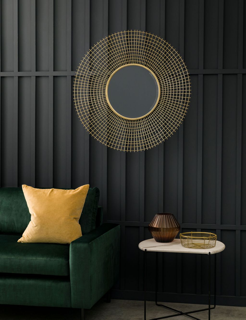 Stafford Extra Large Round Wall Mirror