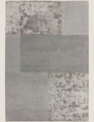Asiatic Tate Tonal Textures Rug - Large - Silver, Silver