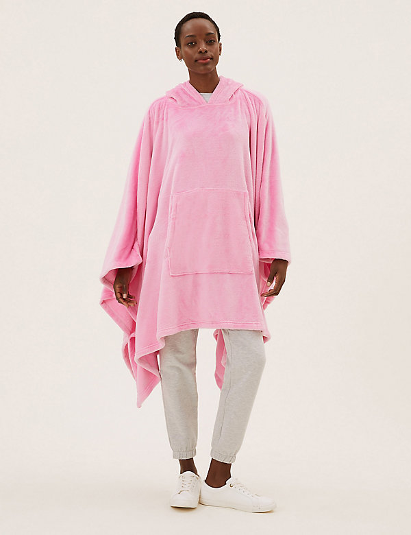 Adults' Fleece Percy Pig™ Hooded Blanket - JO