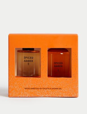 M&S Mens Discover Spiced Amber Fragrance Coffret 100ml