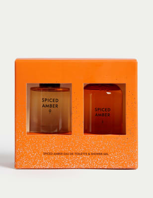 M&S Mens Discover Spiced Amber Fragrance Coffret 100ml