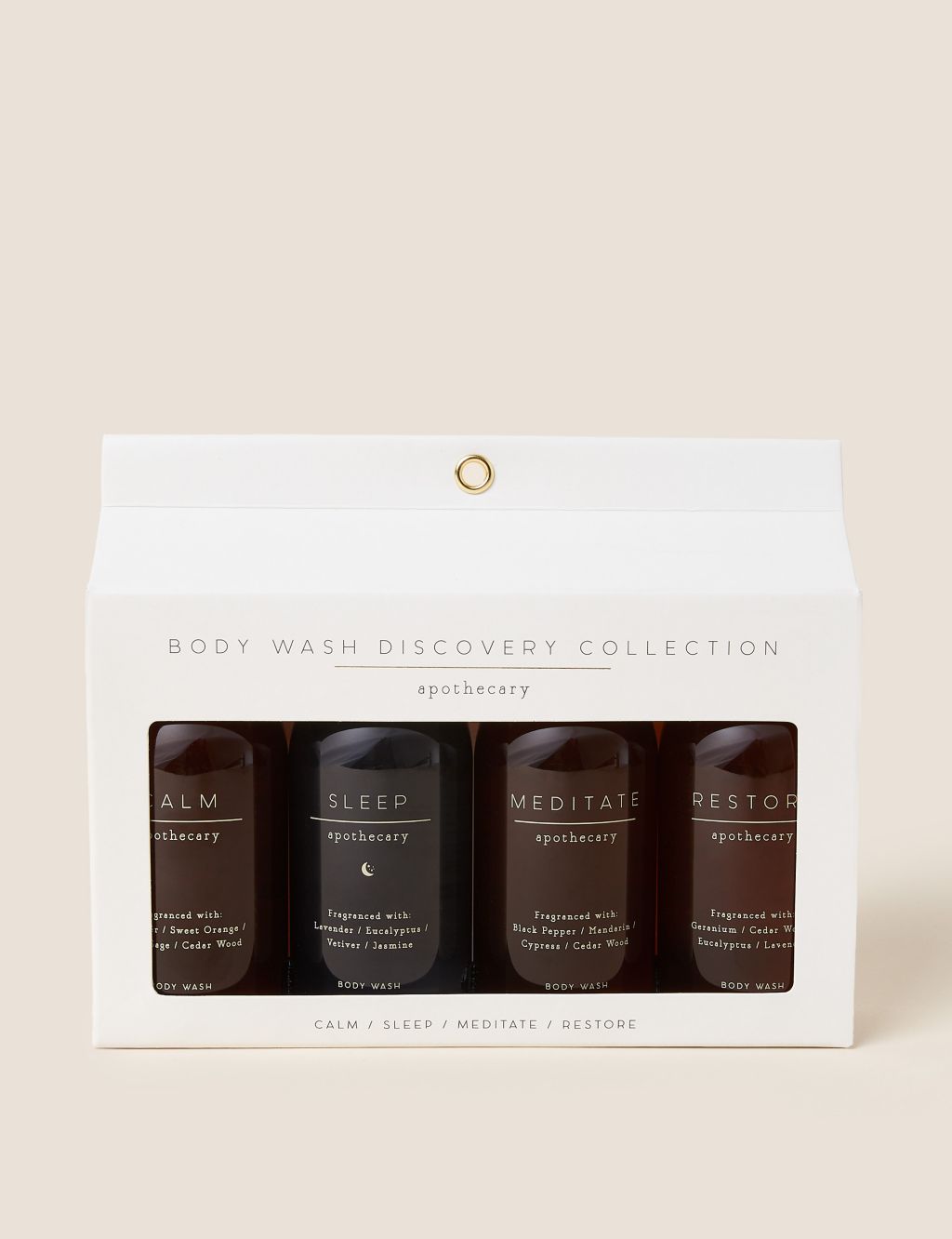 The Apothecary Body Wash Discovery Collection