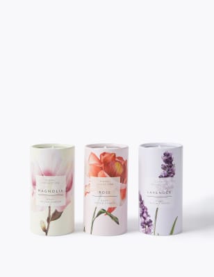 Floral Collection Talcum Powder Trio