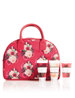 flower toiletry bag