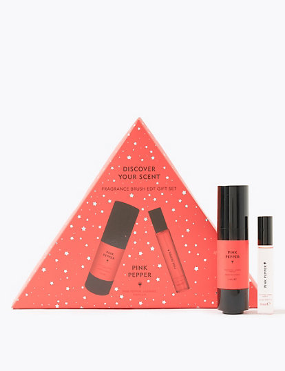 Pink Pepper Fragrance Brush EDT Gift Set