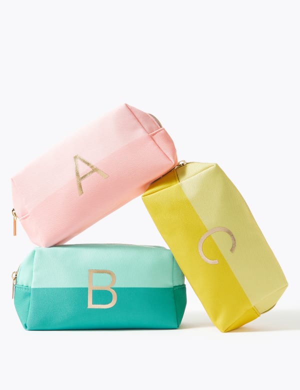 Alphabet Make Up Bag
