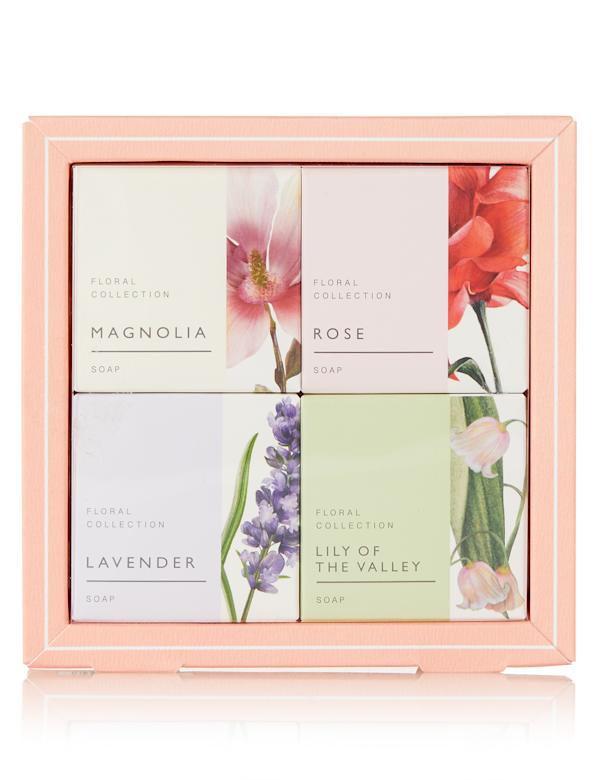 Floral Soap Gift Set