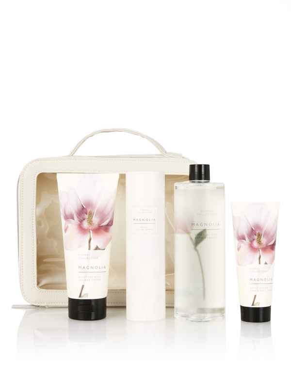 Magnolia Toiletry Bag Gift Set Floral Collection M S