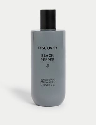 Discover Men's Black Pepper Shower Gel 300ml