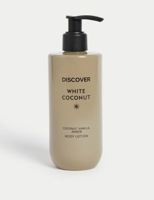 Womens Discover White Coconut Body Lotion