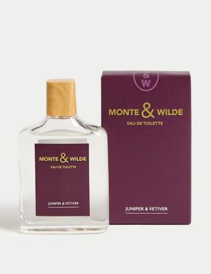 Monte & Wilde Mens Juniper and Vetiver Eau De Toilette 100ml