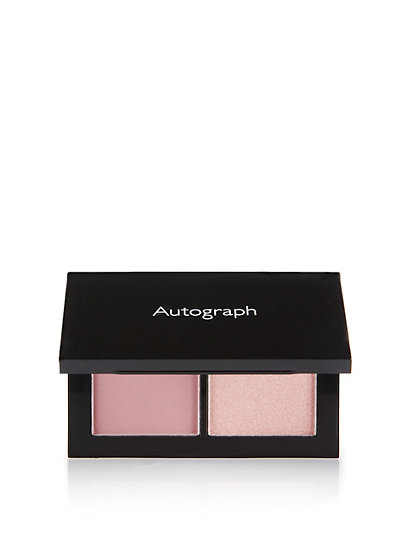 autograph lasting colour luxe duo eyeshadow - 1size - pink mix, pink mix