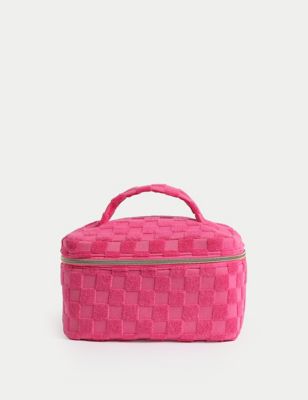 M&S Womens Vanity Bag - Hot Pink, Hot Pink