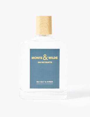 Monte & Wilde Mens Sea Salt & Amber Eau De Toilette 100ml